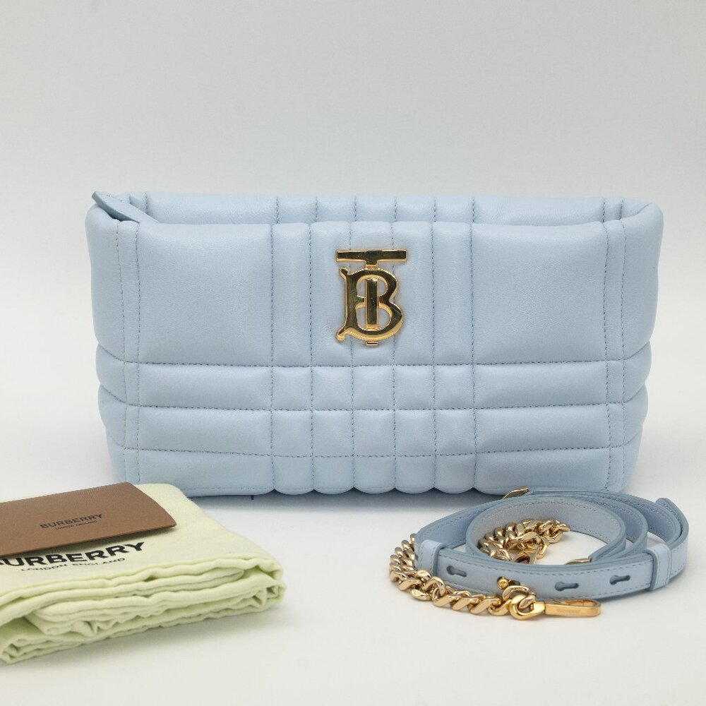 Burberry Soft Lola 2-Way Clutch with Strap w/ Entrupy COA